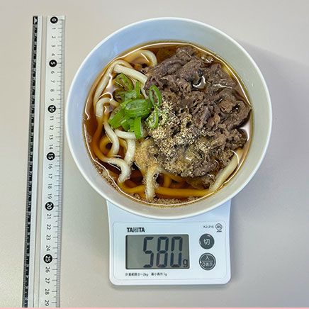 丼1杯分の肉うどん
