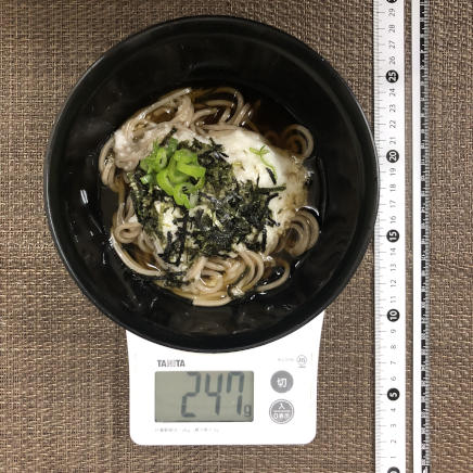 半人前のとろろそば