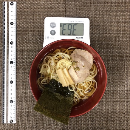 半人前の醤油ラーメン