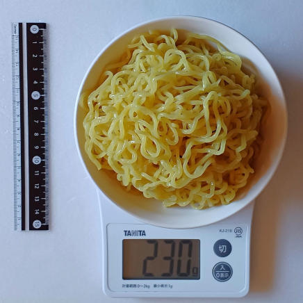 冷やし中華1人前の茹で中華麺230g