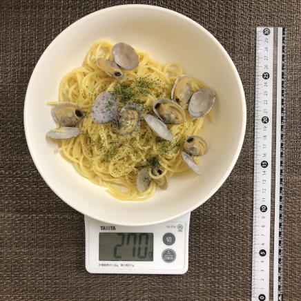 大皿1皿・1人前のボンゴレビアンコ