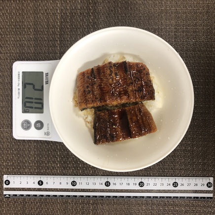 1/2尾分のうな重