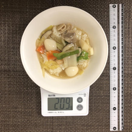 半人前の中華丼