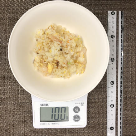 100gのチャーハン