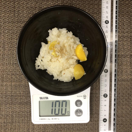 100g分の栗おこわ