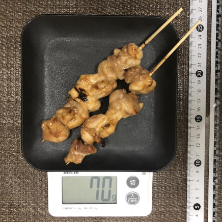 2本分の焼き鳥