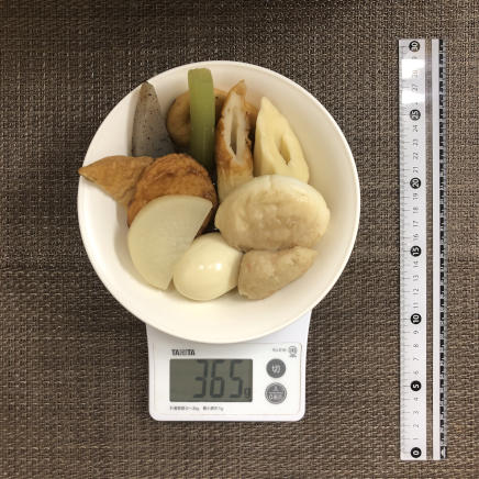 中皿1皿分のおでん