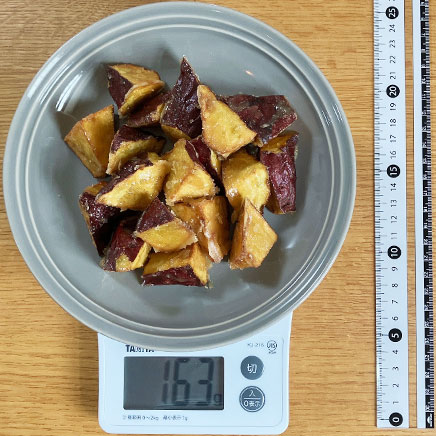 大皿1皿分の大学芋