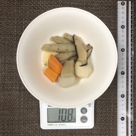 中皿1皿・1人前の煮しめ