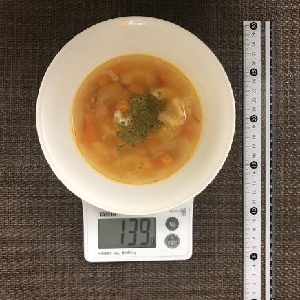 大皿1皿・1人前のミネストローネ