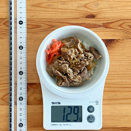 茶碗一杯分の豚丼