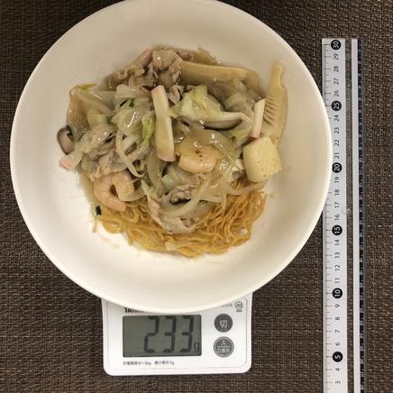 1/2人前の皿うどん