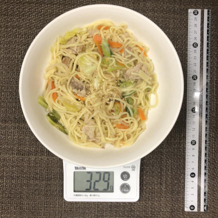 中皿1皿・1人前の塩焼きそば