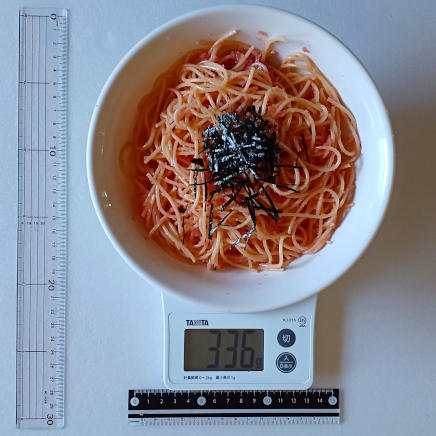 たらこパスタ大皿1杯336g