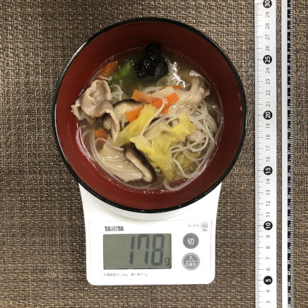 半人前の汁ビーフン