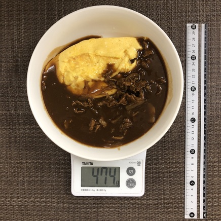 大皿1皿・1人前のオムハヤシ