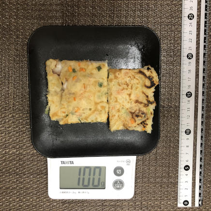 100gのチヂミ