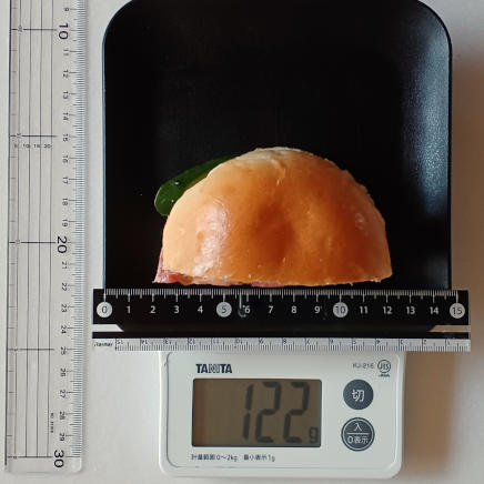 ハンバーガー1/2個122g