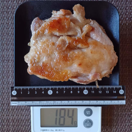 1枚の鶏の照り焼き 184g