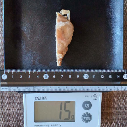 1/8本(左から8本目)の鶏の照り焼き 15g