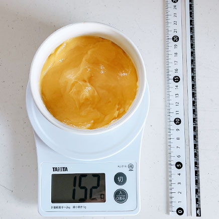 卵1個分のカスタードクリーム