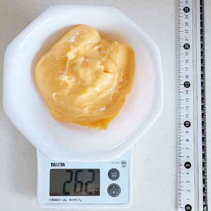 卵2個分のカスタードクリーム