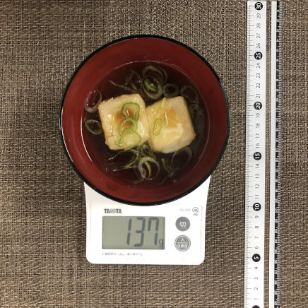 御椀1杯・1人前の揚げ出し餅