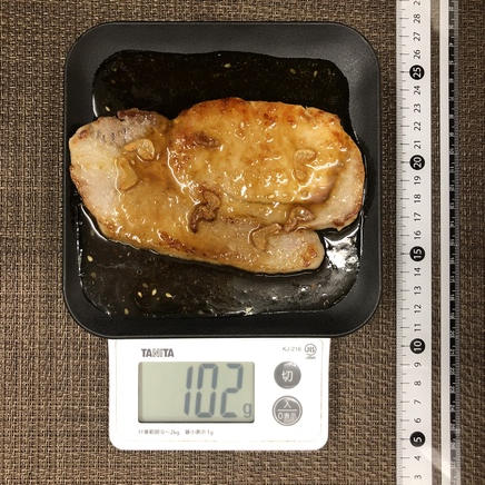 1枚分のポークステーキ