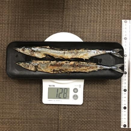 2尾分のさんまの塩焼き