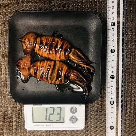 1人前のイカの丸焼き