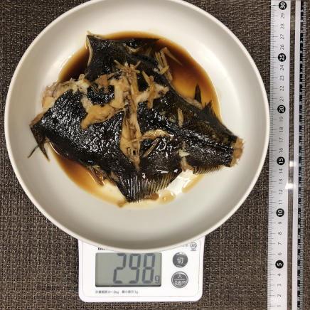 1尾分のカレイの煮付け