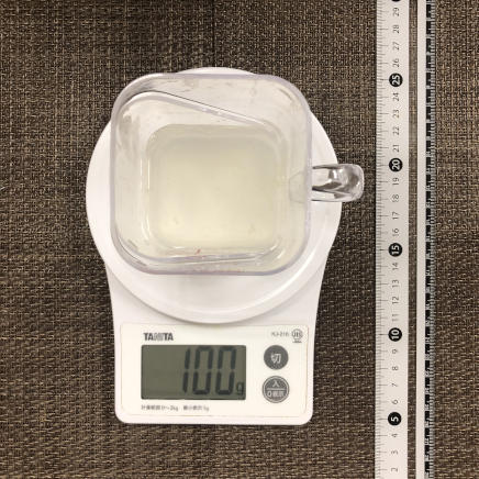 100g分のレモネード