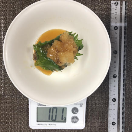 1/2個分の和風ハンバーグ