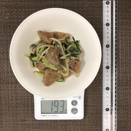 大皿1皿・1人前のレバニラ