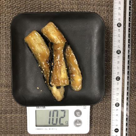 約100gのなす田楽