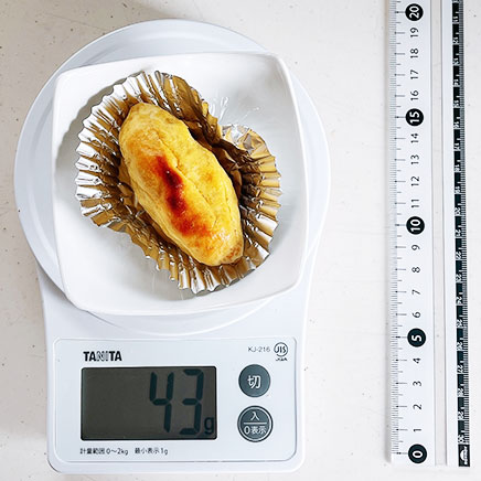 1個分のスイートポテト