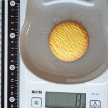クッキー1枚8g