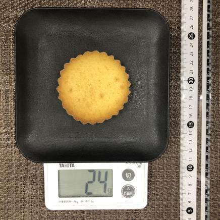 1個分のマドレーヌ