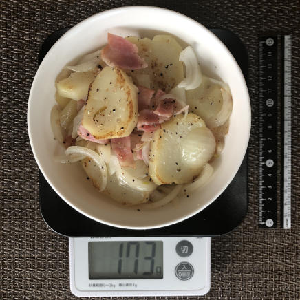 中皿1杯のジャーマンポテト 173g