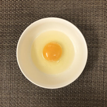 1個分の揚げ卵に使った卵