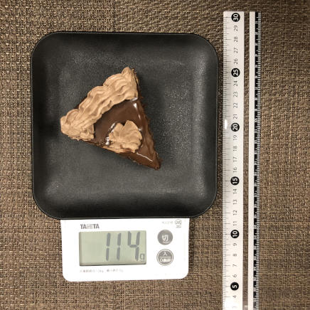 18cm型8等分のチョコケーキ