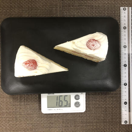 2ピースのショートケーキ