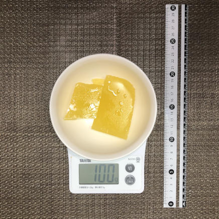 100gの寒天ゼリー