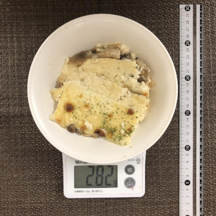 中皿1皿分・1人前の豆腐グラタン