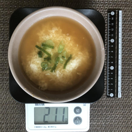 お椀1杯のとろろ汁 211g