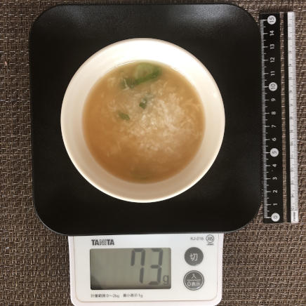 小鉢1杯のとろろ汁 73g