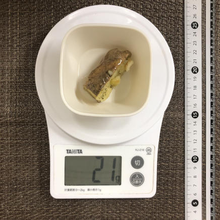 1/4個分のベイクドポテト