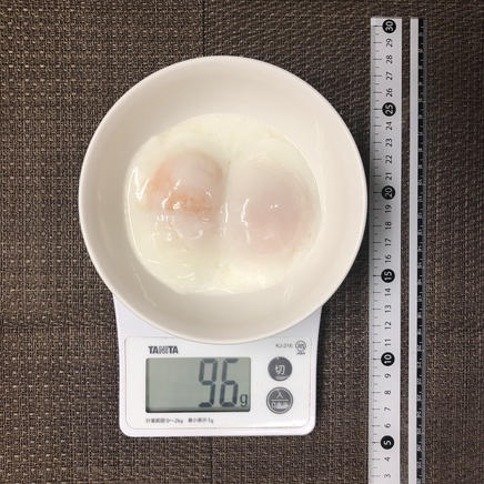 卵2個分の温泉卵