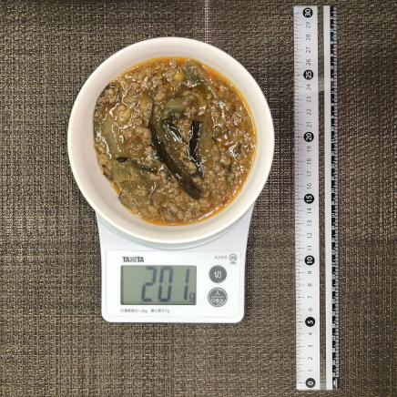 中皿1杯201gの麻婆茄子