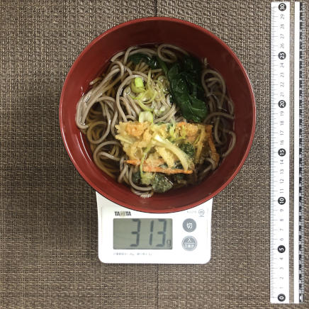 半人前のかき揚げそば